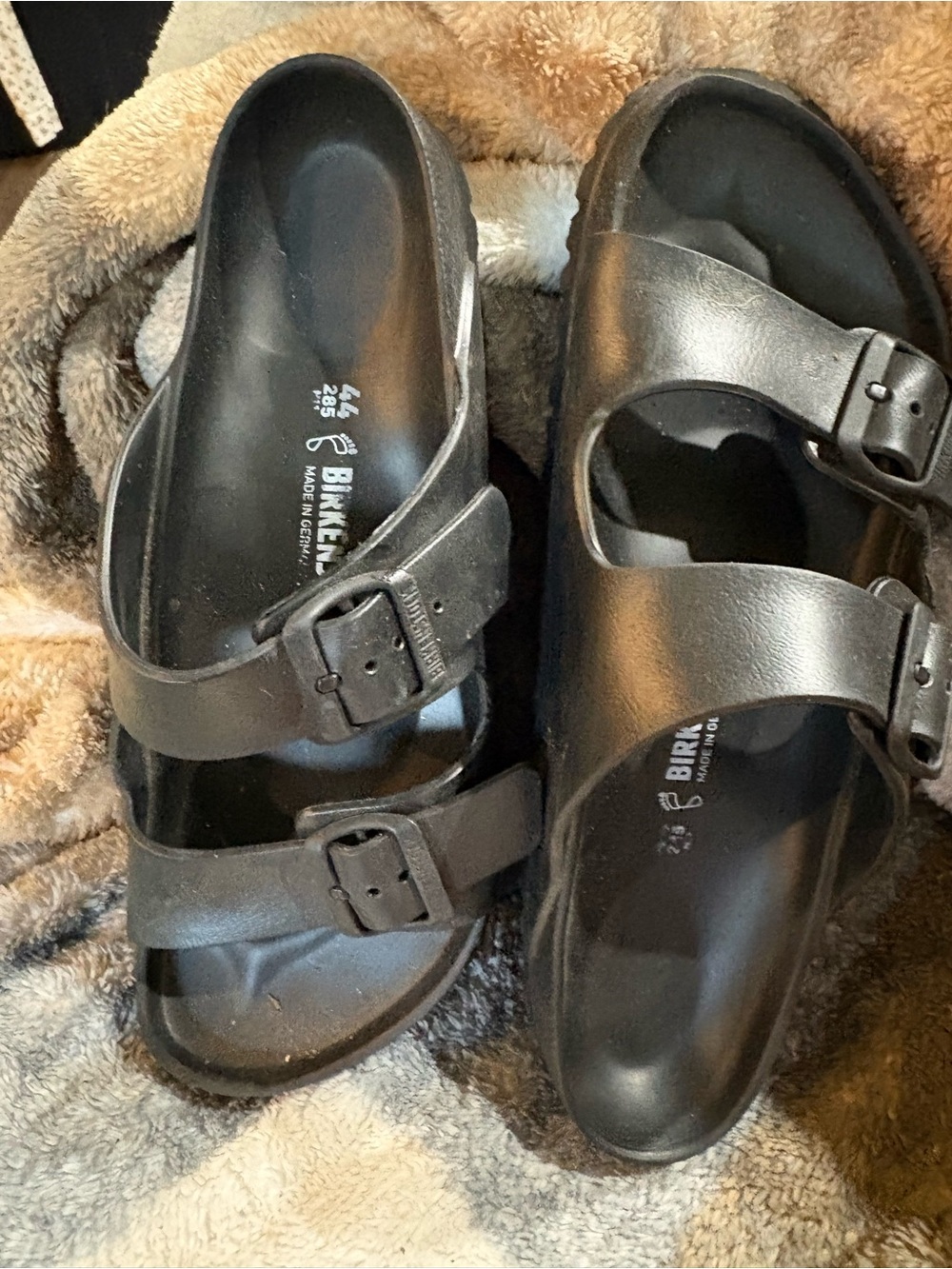 Birkenstock Black Arizona EVA Slip-On Sandals